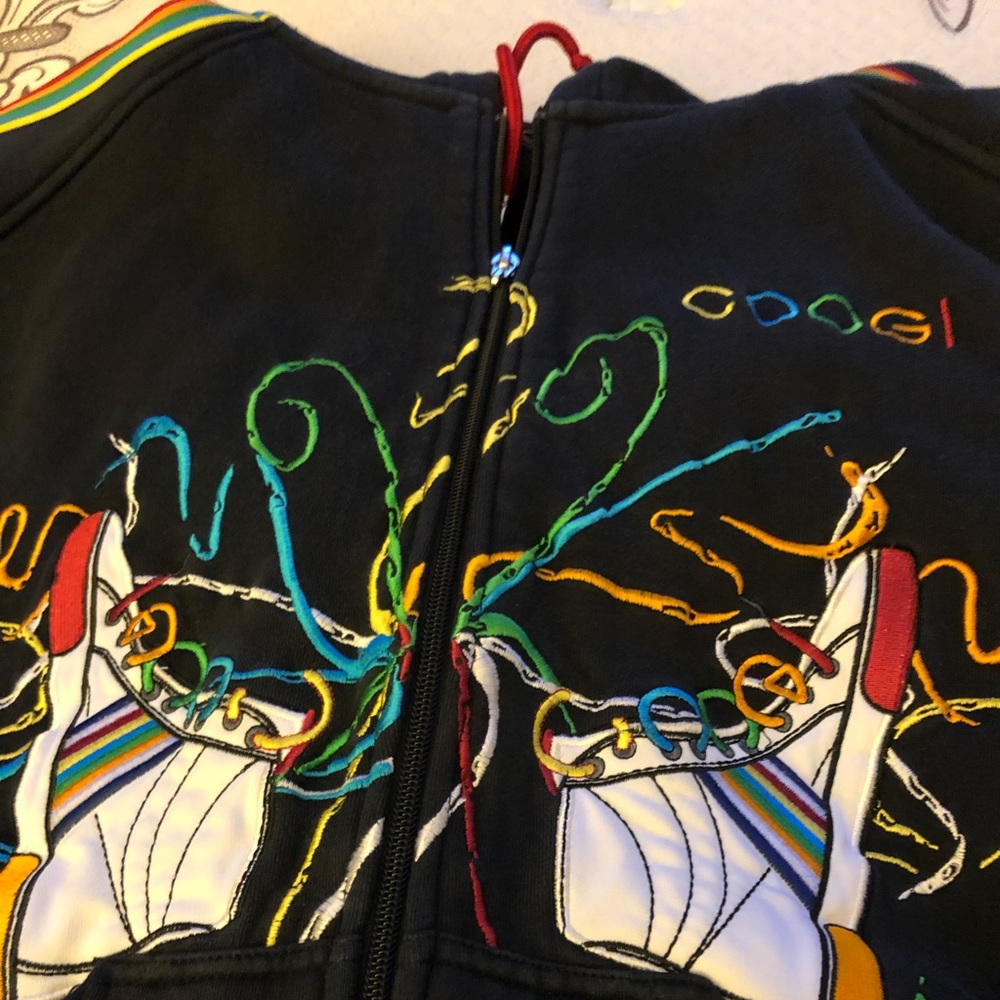 Coogi Sweat jacket. Matching jeans in closet